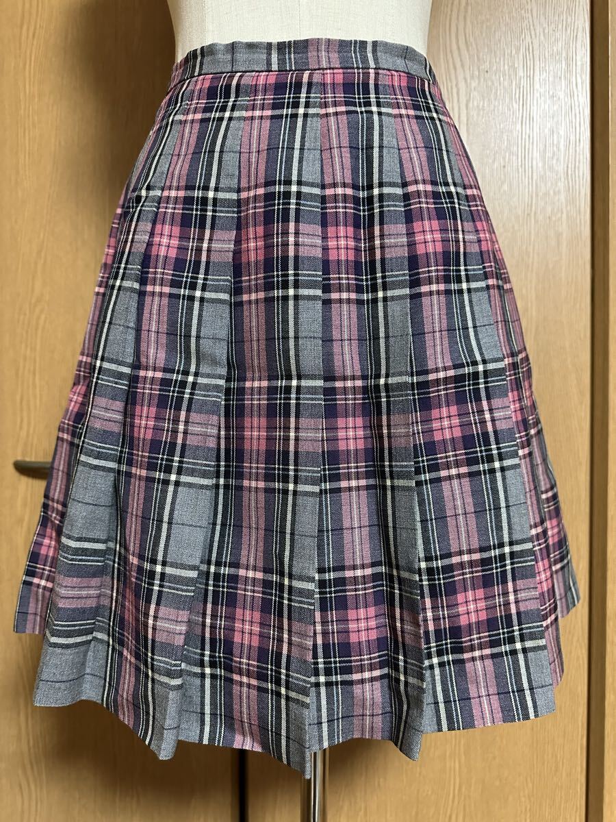 ◇イーストボーイ EASTBOY チェック柄 スクール プリーツ スカート 9サイズ◇学生通学制服_画像1