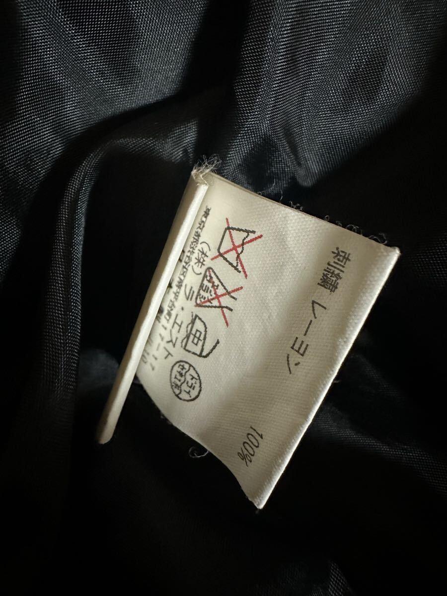 ◇日本製 レストローズ LEST ROSE クラシカル 薔薇花刺繍 ウールカシミヤ混 スカート◇古着レトロ_画像6