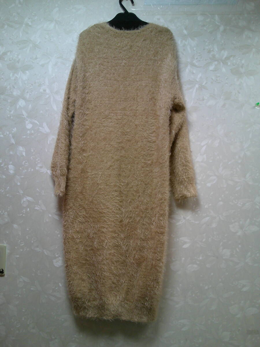 632　★　ビジュー付きモコモコロングカーディガン♪_画像5