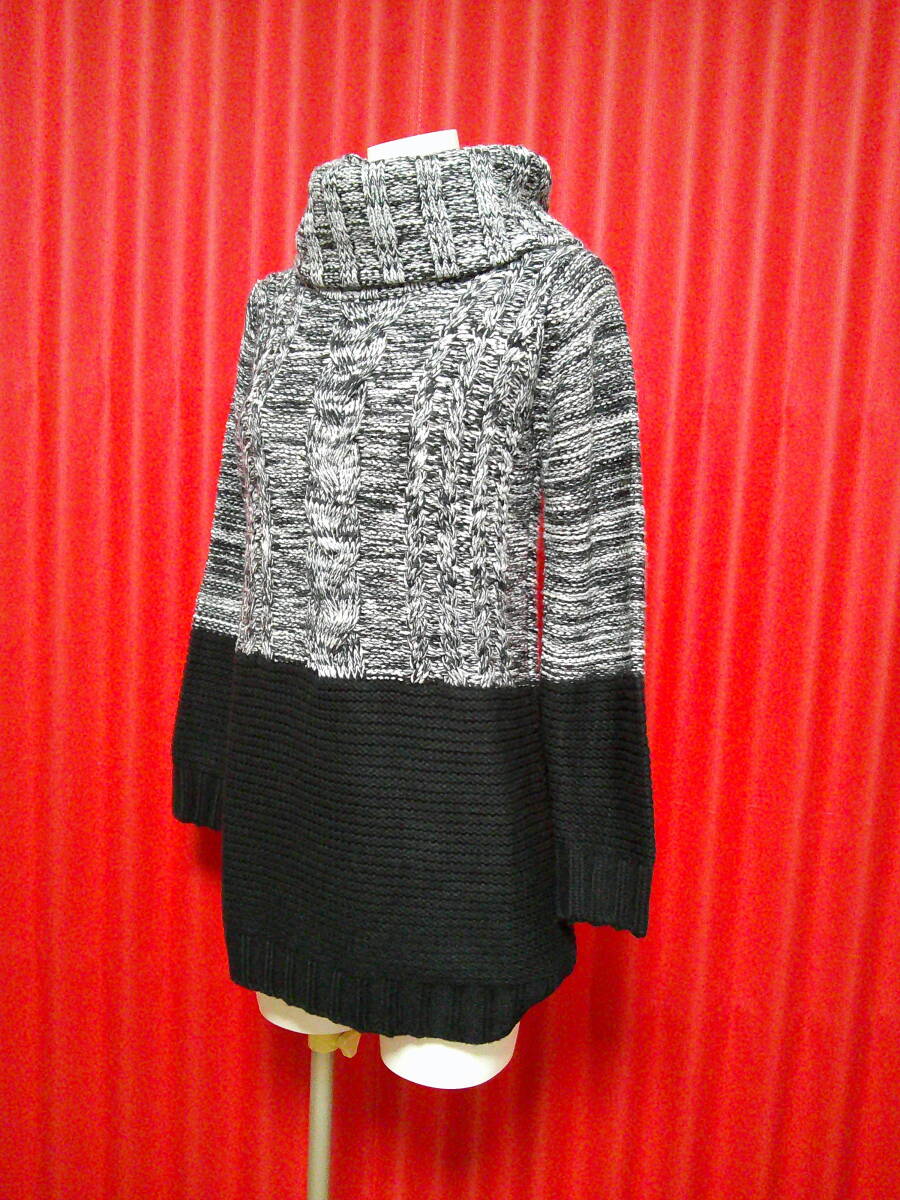 637　★　ＢＥＡＭＳＨＥＡＲＴ♪　タートルニットセーター　美品_画像2