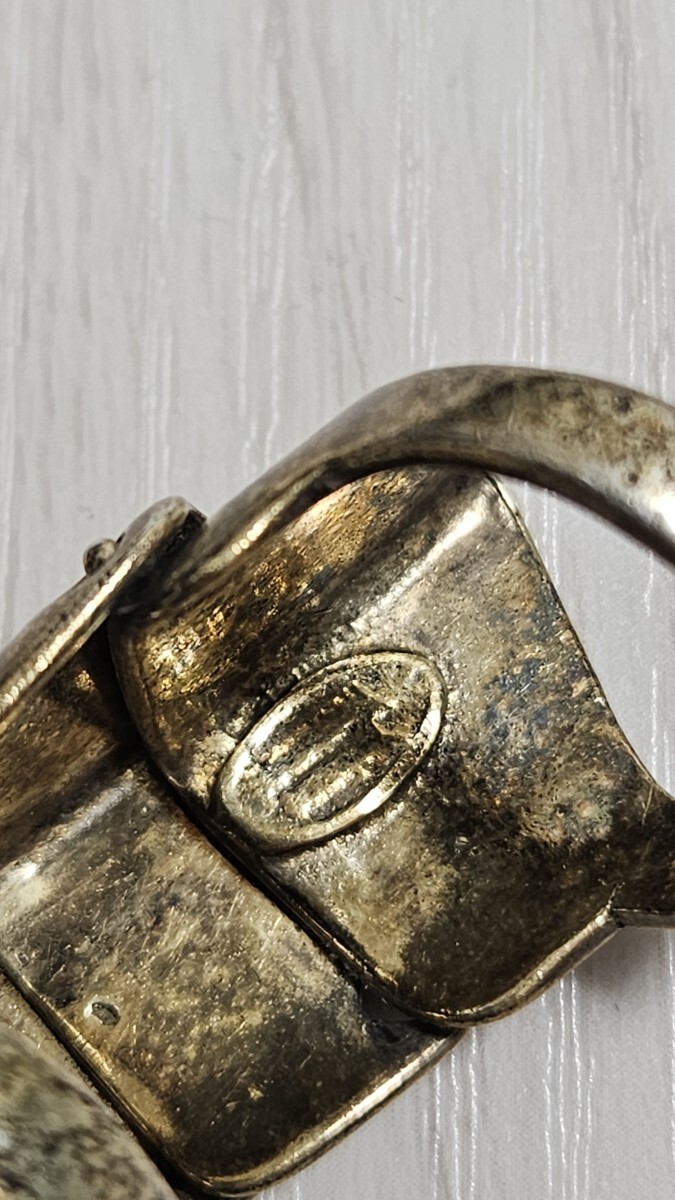  бесплатная доставка редкость старая модель /JSB Gold VivienneWestwood armor - кольцо размер M серебряный 925