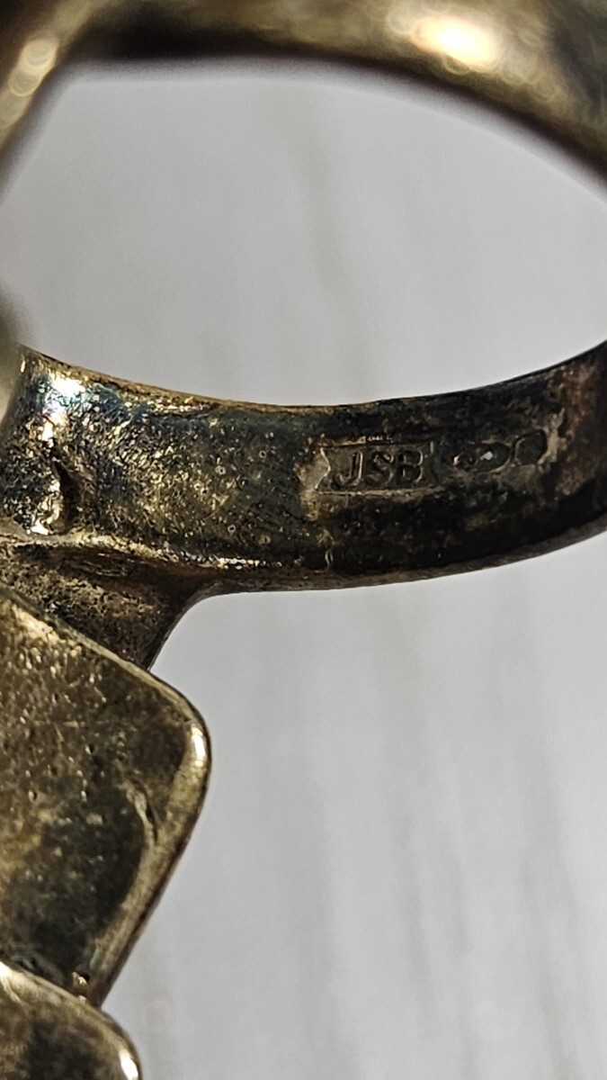  бесплатная доставка редкость старая модель /JSB Gold VivienneWestwood armor - кольцо размер M серебряный 925