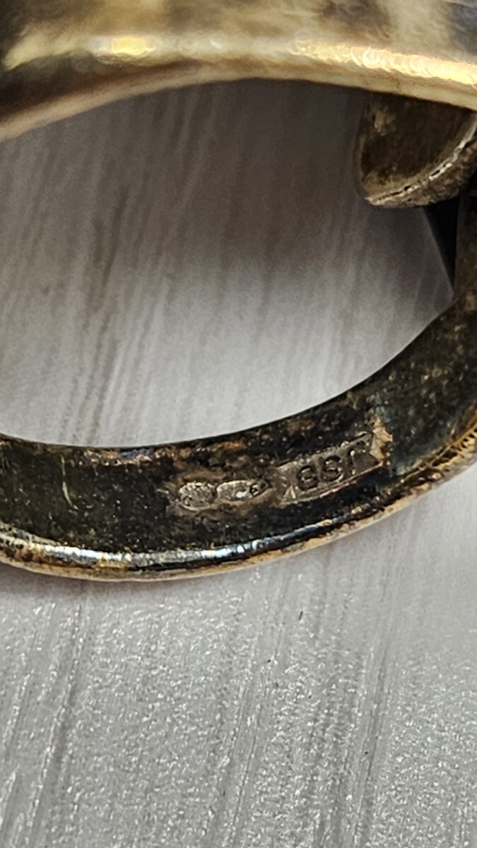  бесплатная доставка редкость старая модель /JSB Gold VivienneWestwood armor - кольцо размер M серебряный 925