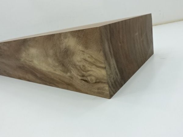 No,7345-8 クラロウォルナット 厚さ64mmくらい×長さ486mm×幅148mm 送料無料 ウォールナット_画像8