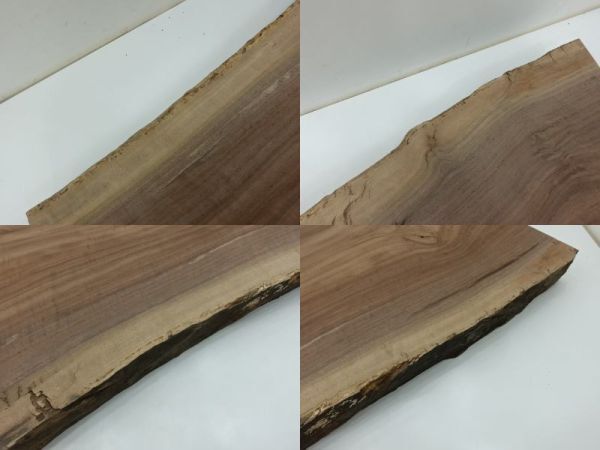No,7337-12　クラロウォルナット　厚さ64ｍｍくらい×長さ707ｍｍ×幅270～410ｍｍ　送料無料　ウォールナット_画像7
