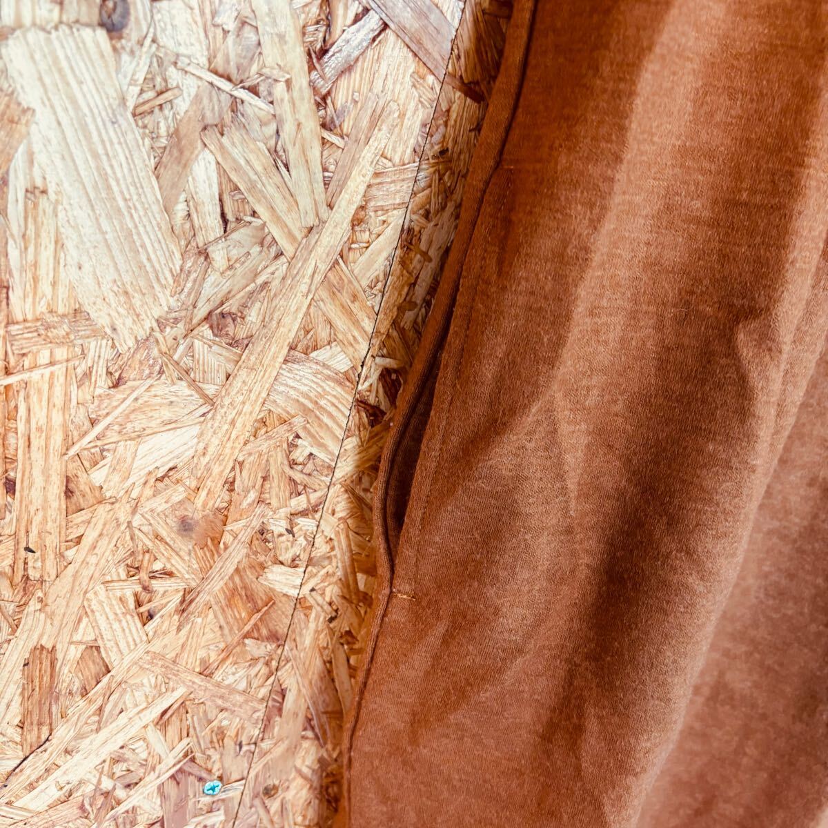 美品　URBAN RESEARCH DOORS 長袖 ワンピース ひざ丈 ポケットあり　キャメル 長袖ワンピース　4984_画像4