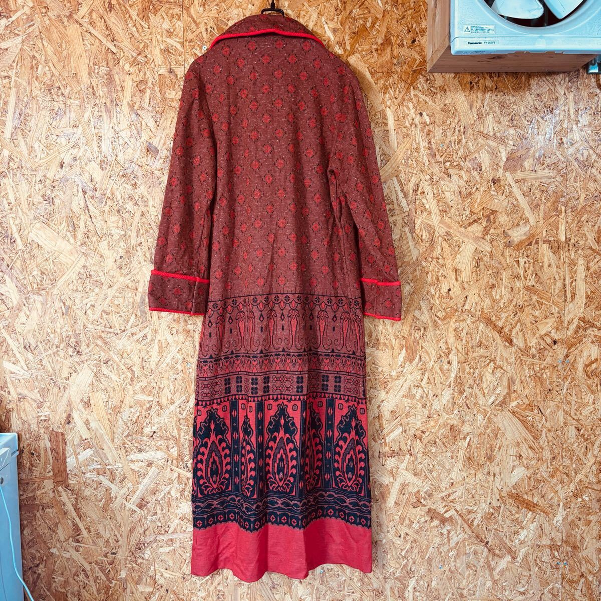 おすすめ　長袖ワンピース　レトロ　コート　ヴィンテージ　日本製　レディース　ロングワンピース　レディース　トップス　4987_画像3