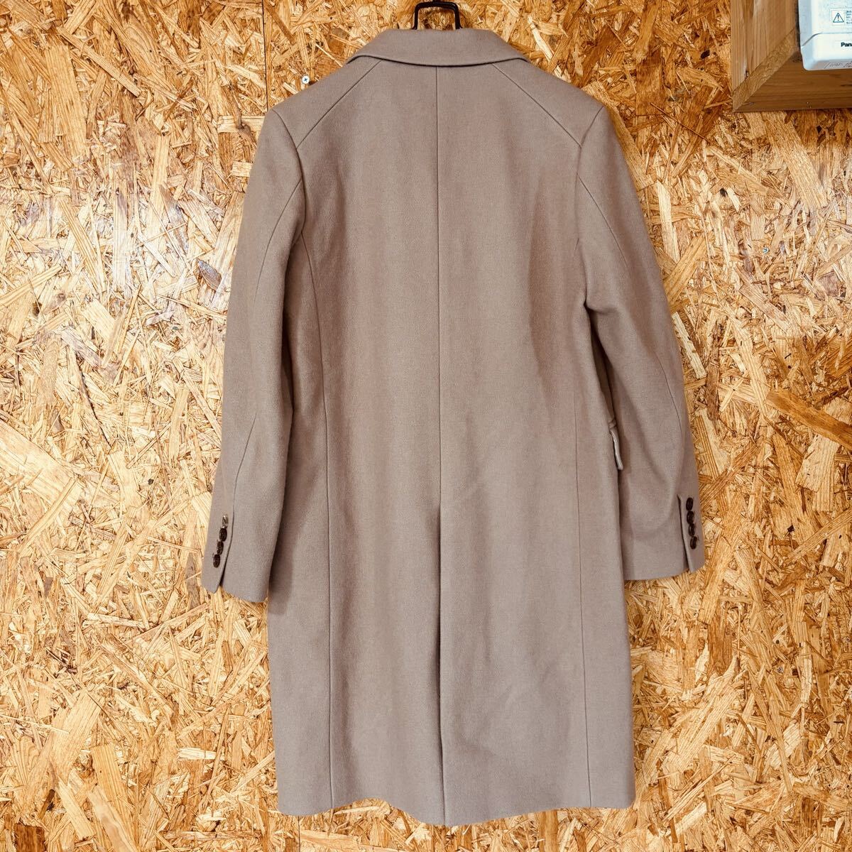 未使用　INED ウールコート　日本製　 チェスターコート ベージュ　レディース　アウター　コート　5023_画像4