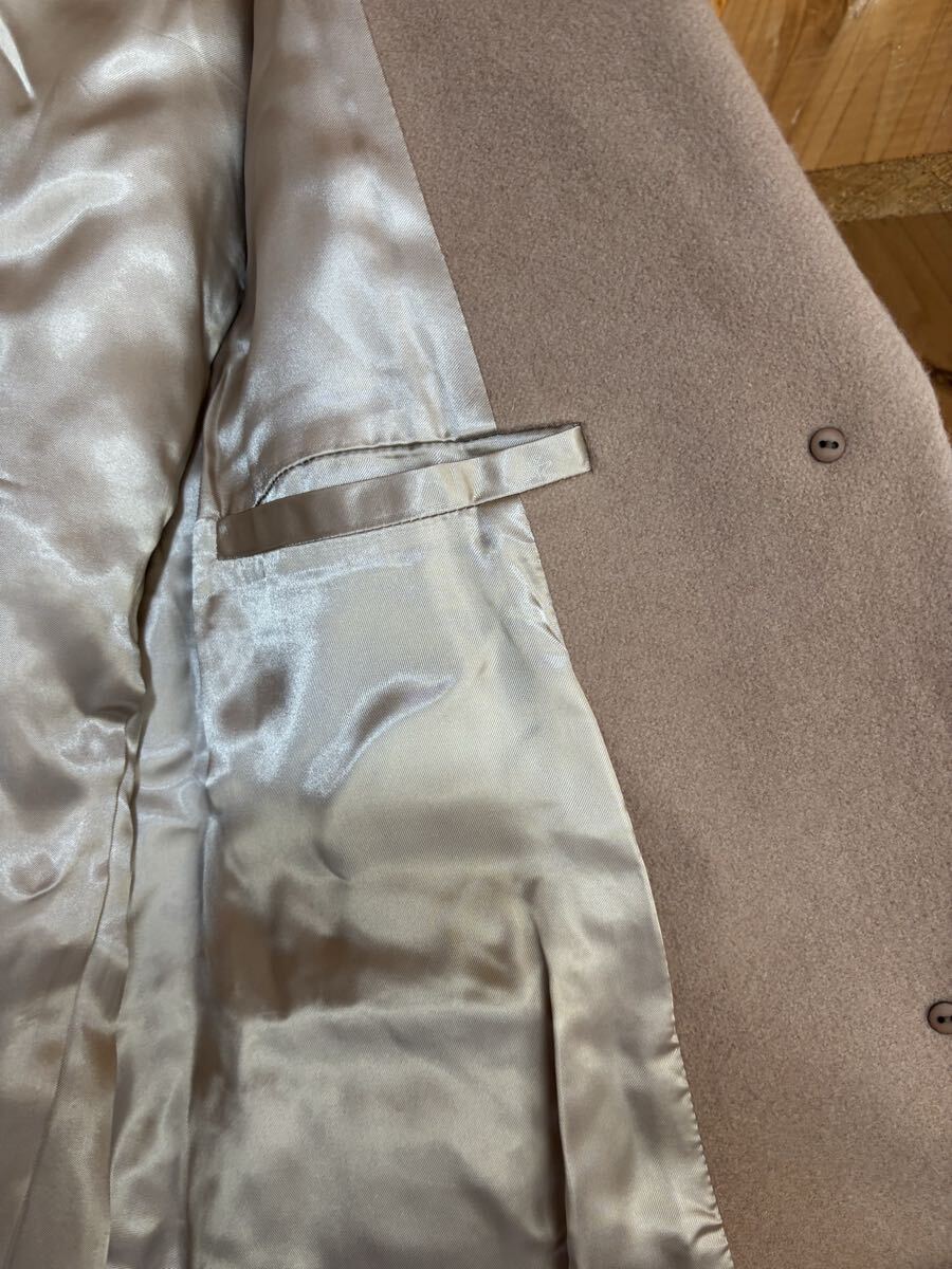未使用　INED ウールコート　日本製　 チェスターコート ベージュ　レディース　アウター　コート　5023_画像8