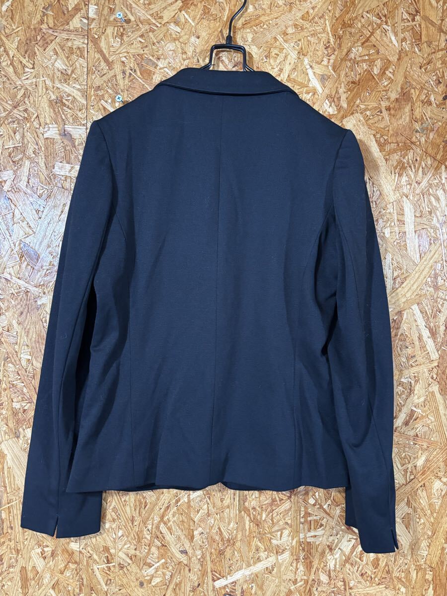 美品　COMME CA ISM ジャケット テーラードジャケット 黒 ストレッチ レディース　トップス　5030_画像3