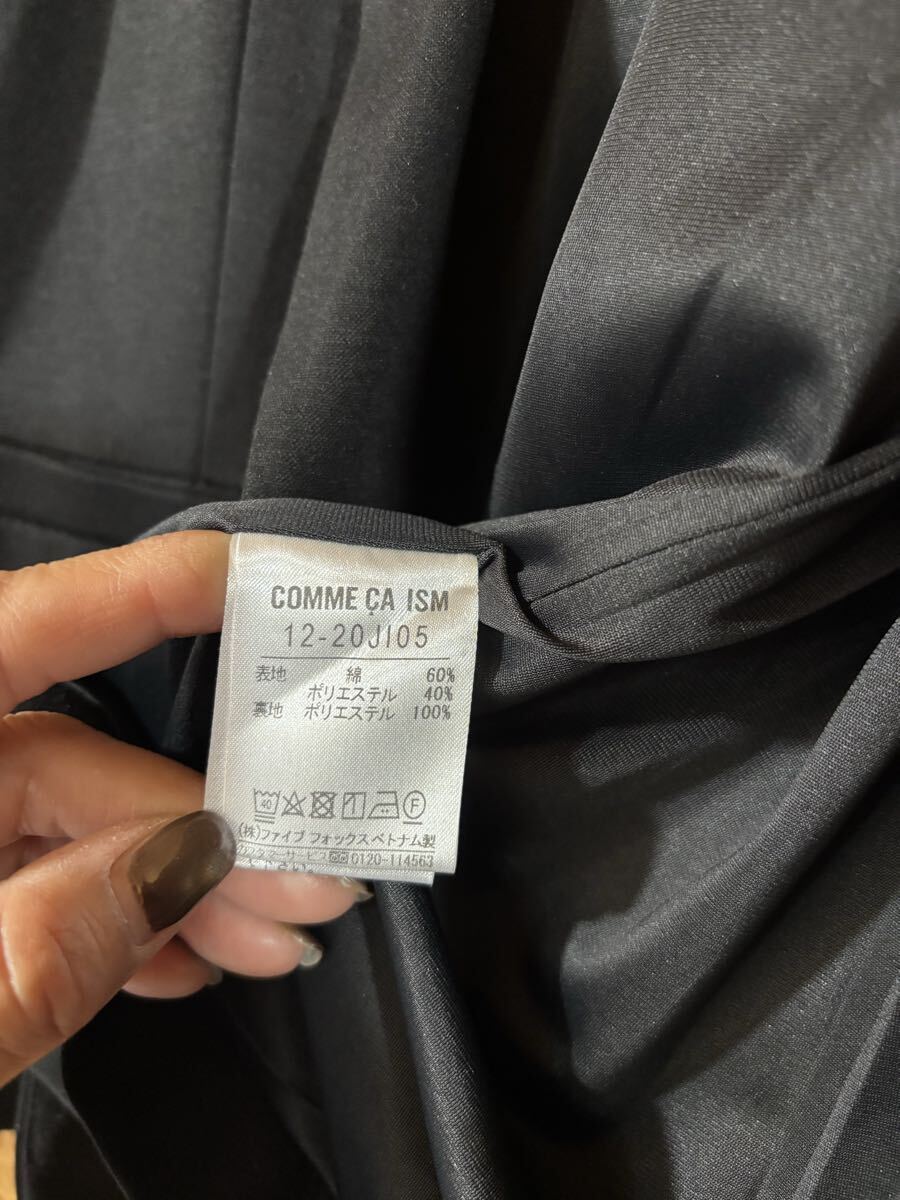 美品　COMME CA ISM ジャケット テーラードジャケット 黒 ストレッチ レディース　トップス　5030_画像5
