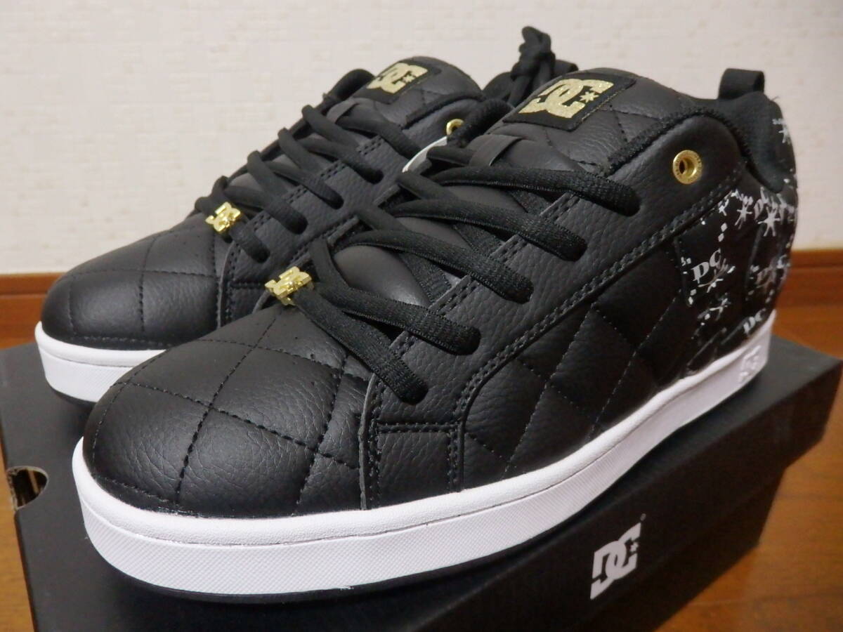 即決☆レア!限定!♪新品未使用 DC SHOES DCシューズ スニーカー ALLIANCE SE SN 26.5cm ブラック ホワイト_画像3