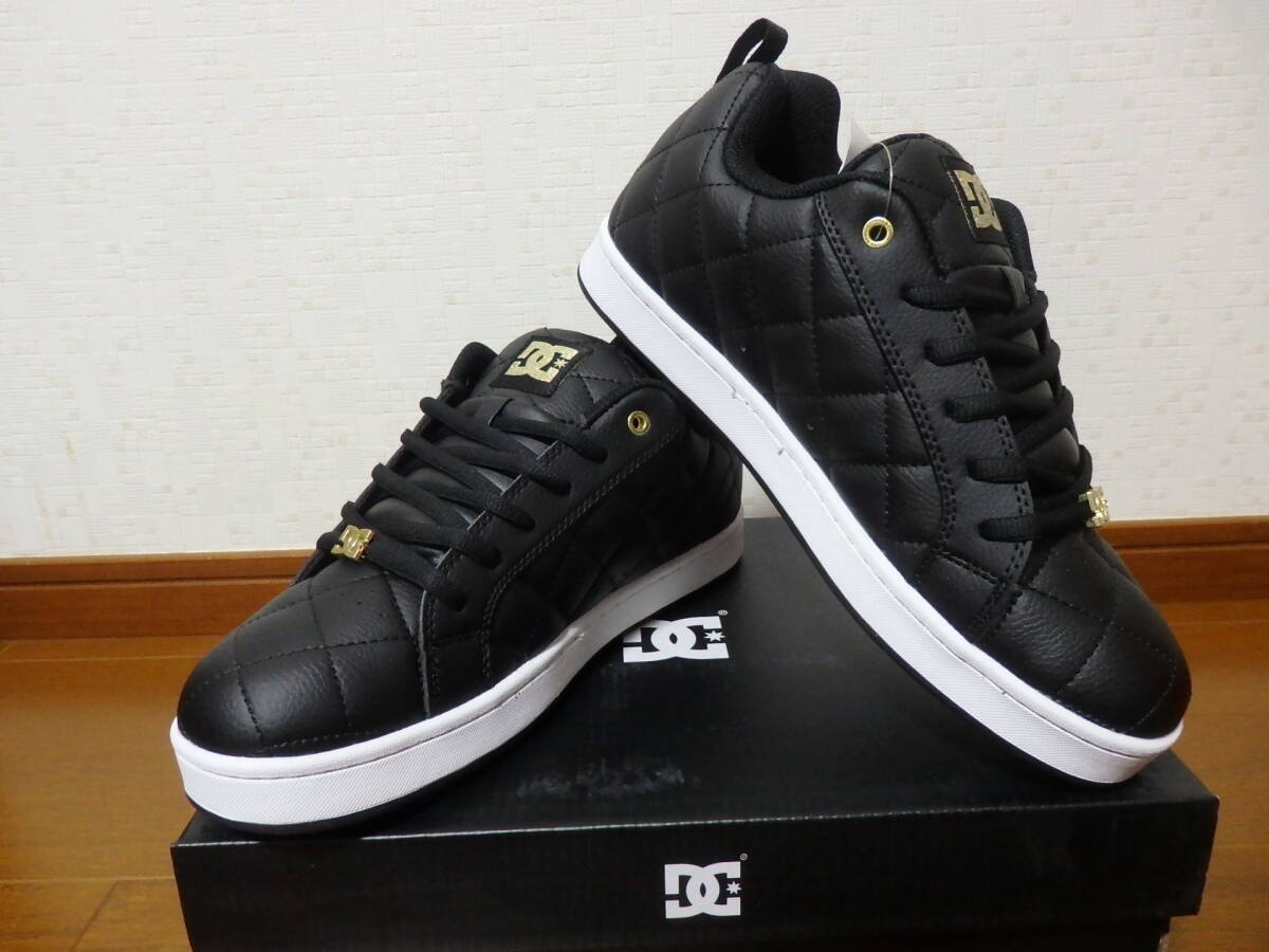即決☆レア!限定!♪新品未使用 DC SHOES DCシューズ スニーカー ALLIANCE SE SN 26.5cm ブラック ホワイト_画像8