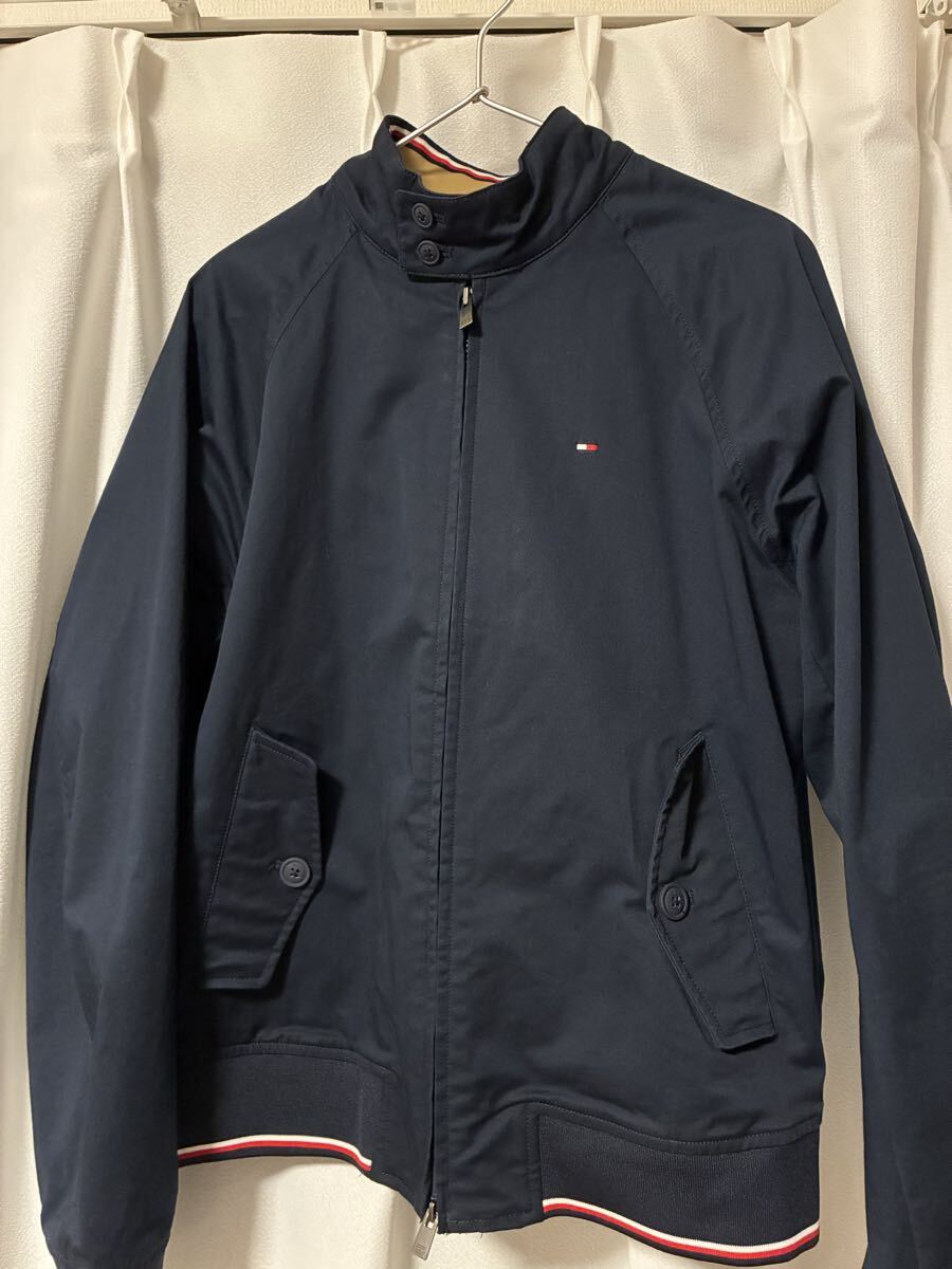 トミーヒルフィガー ブルゾン ナイロンジャケット ネイビー ジップアップ　Mサイズ TOMMY_画像6