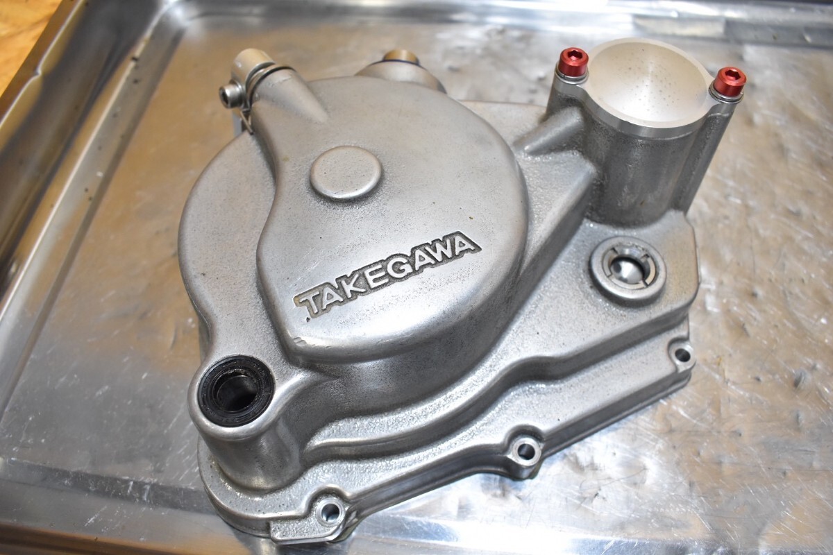 nx6.52 美品 モンキー 武川 ５速用 TAKEGAWA スペクラ スペシャルクラッチ クラッチカバー z50j AB27 / t50 ゴリラ ダックス バハ シャリー_画像6