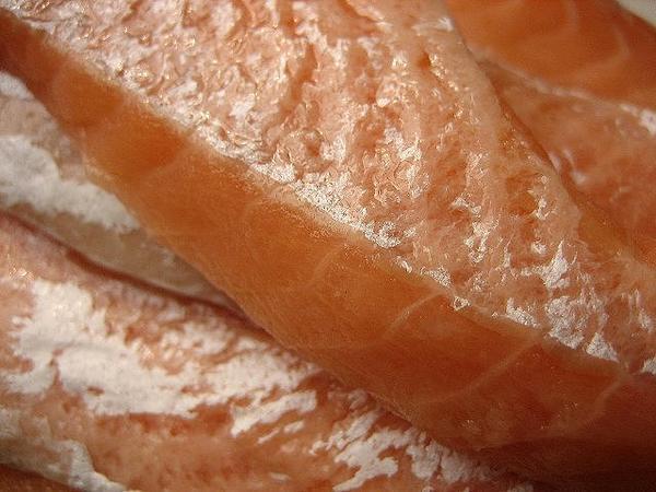 刺身用 「サーモン腹身1kg」寿司ネタにもGOOD!! ASK福袋訳業務用_画像2