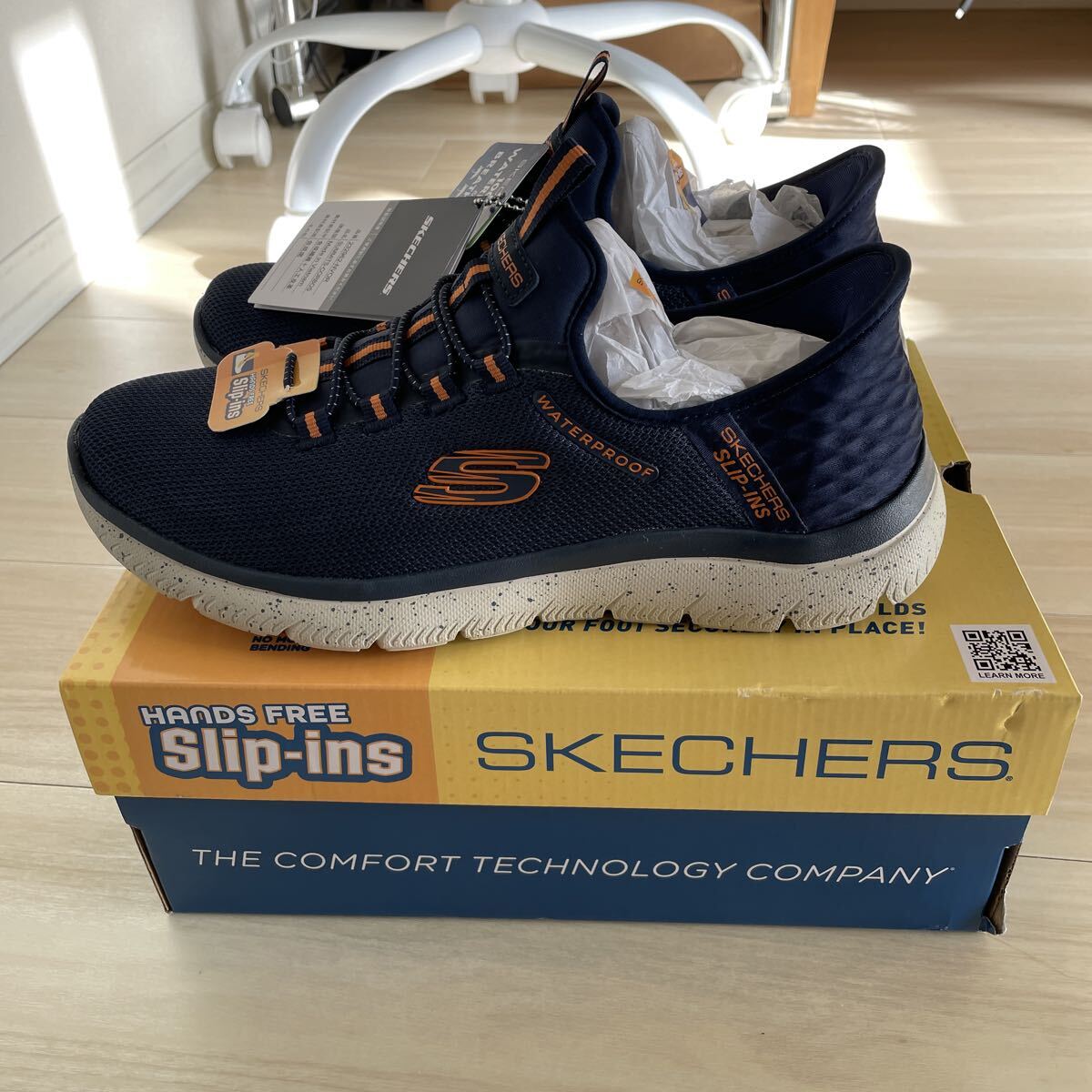 新品　SKECHERS slip-ins SUMMTS-CORBOS スケッチャーズ　スリップイン　サイズ26cm 色　 ネイビー_画像2