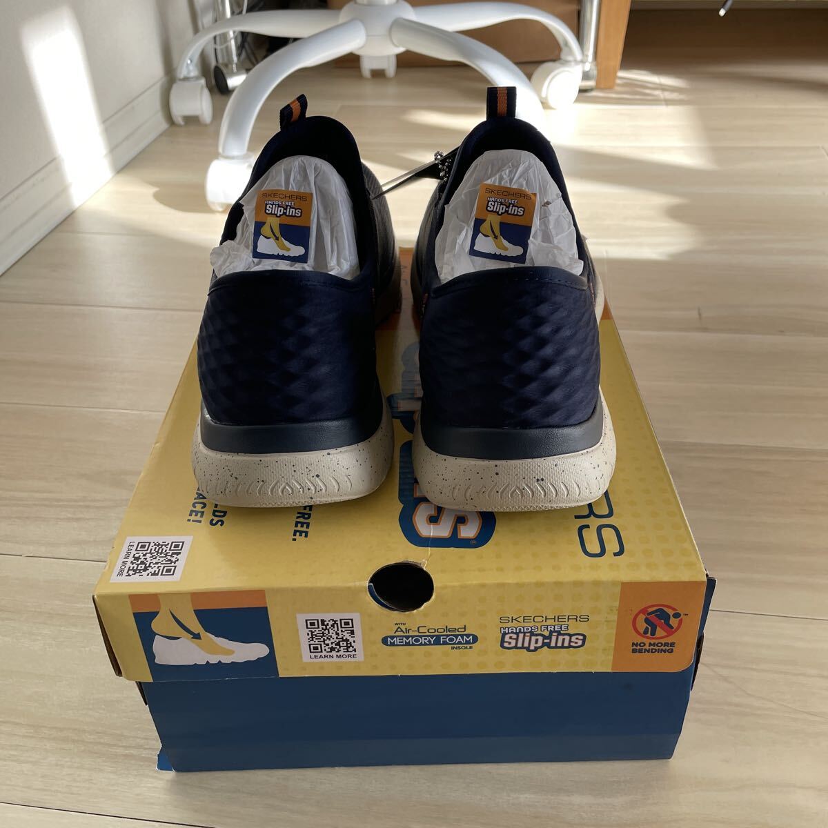 新品　SKECHERS slip-ins SUMMTS-CORBOS スケッチャーズ　スリップイン　サイズ26cm 色　 ネイビー_画像3