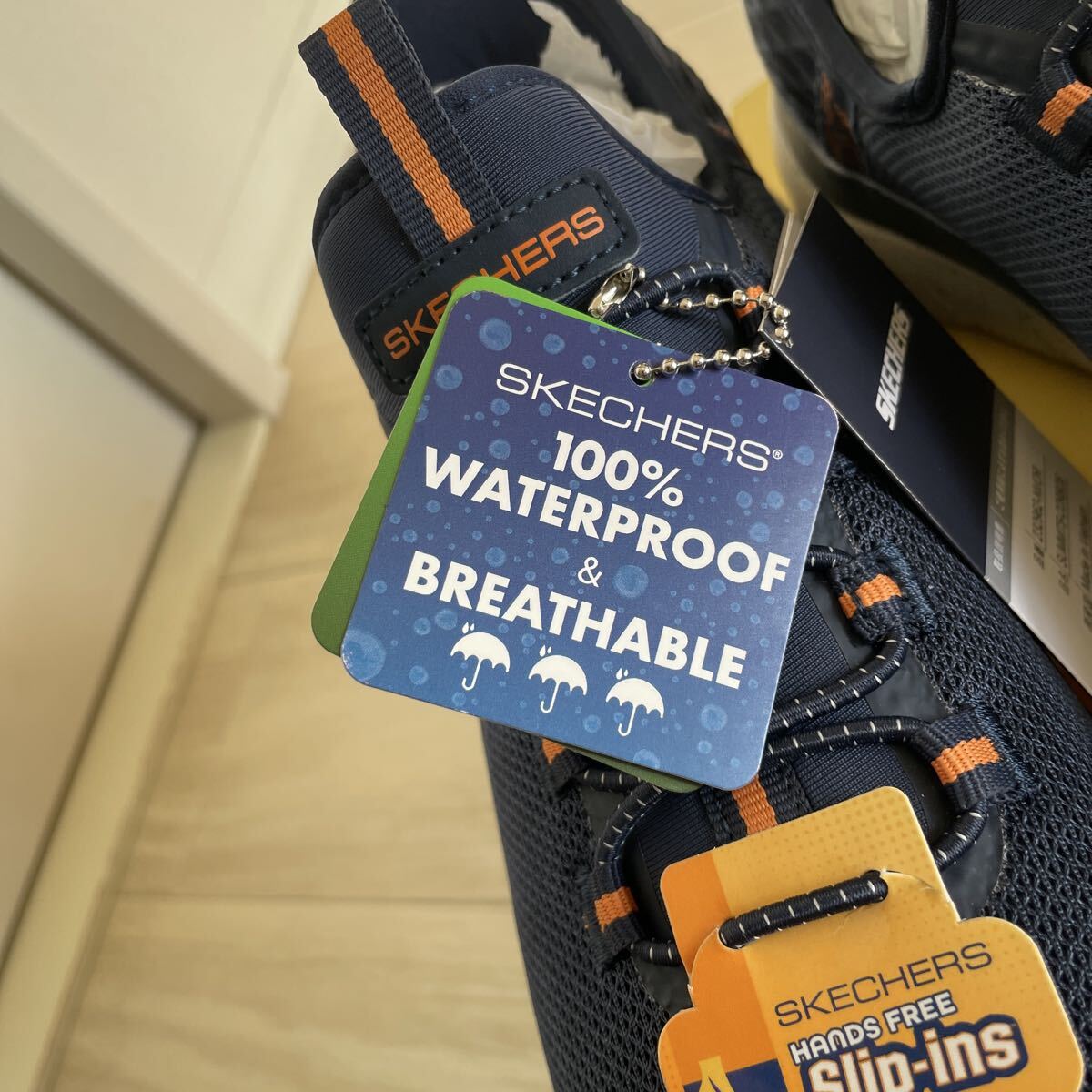 新品　SKECHERS slip-ins SUMMTS-CORBOS スケッチャーズ　スリップイン　サイズ26cm 色　 ネイビー_画像6