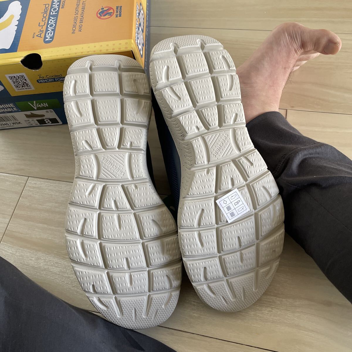 新品　SKECHERS slip-ins SUMMTS-CORBOS スケッチャーズ　スリップイン　サイズ26cm 色　 ネイビー_画像8