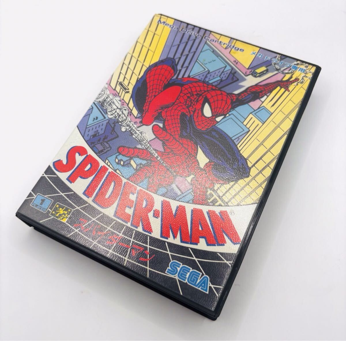 【新品未使用・完品】MD メガドライブソフト スパイダーマン SPIDER MAN SEGA 当時物 1円スタート 非常に綺麗な新品 _画像2
