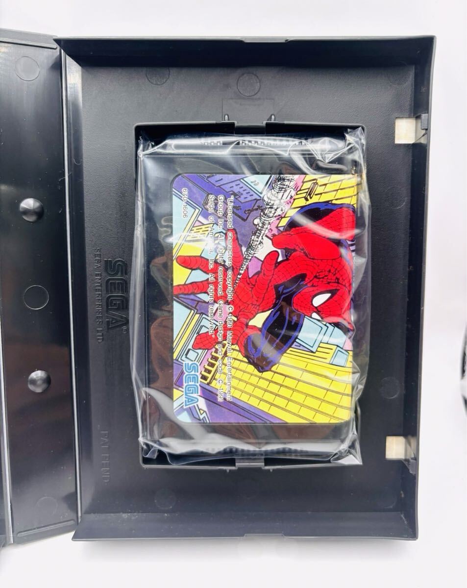 【新品未使用・完品】MD メガドライブソフト スパイダーマン SPIDER MAN SEGA 当時物 1円スタート 非常に綺麗な新品 _画像8
