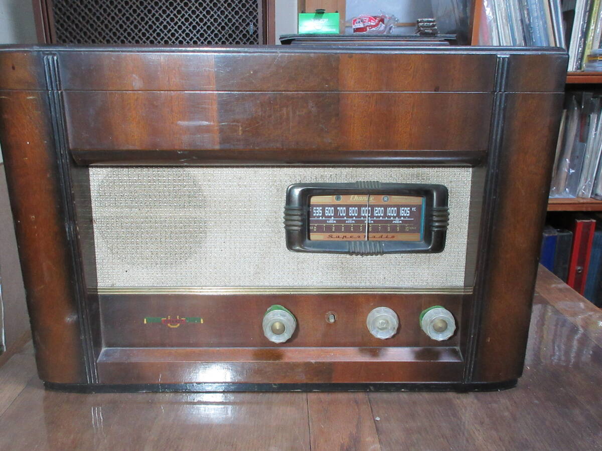 ◇真空管ラジオ付蓄音機 アームはナショナル製 special名表示 ◇ジャンク_画像1