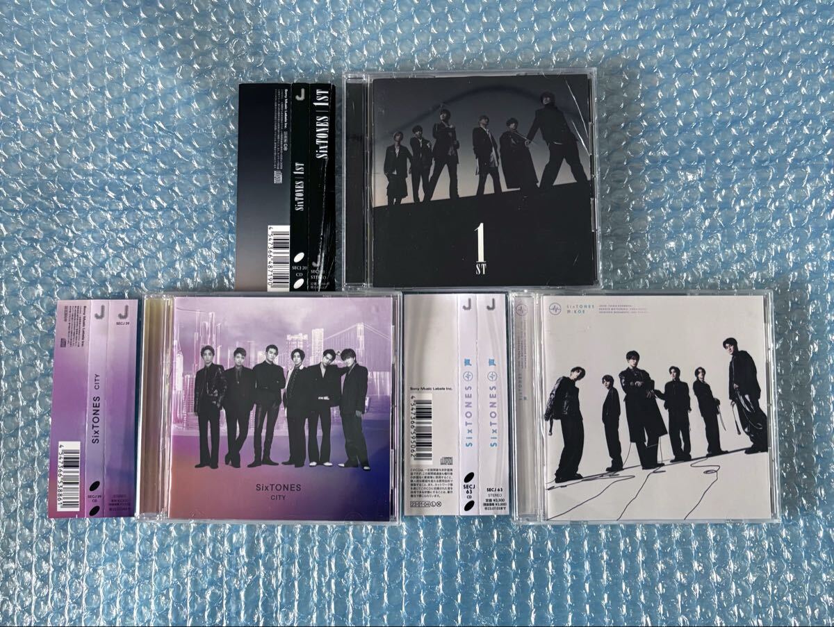 通常盤CDアルバム3枚！SixTONES [1ST、CITY、声] ストーンズ_画像1