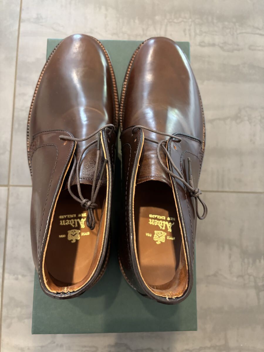 オールデン ALDEN チャッカブーツ シガーコードバン　新品　9.5_画像2