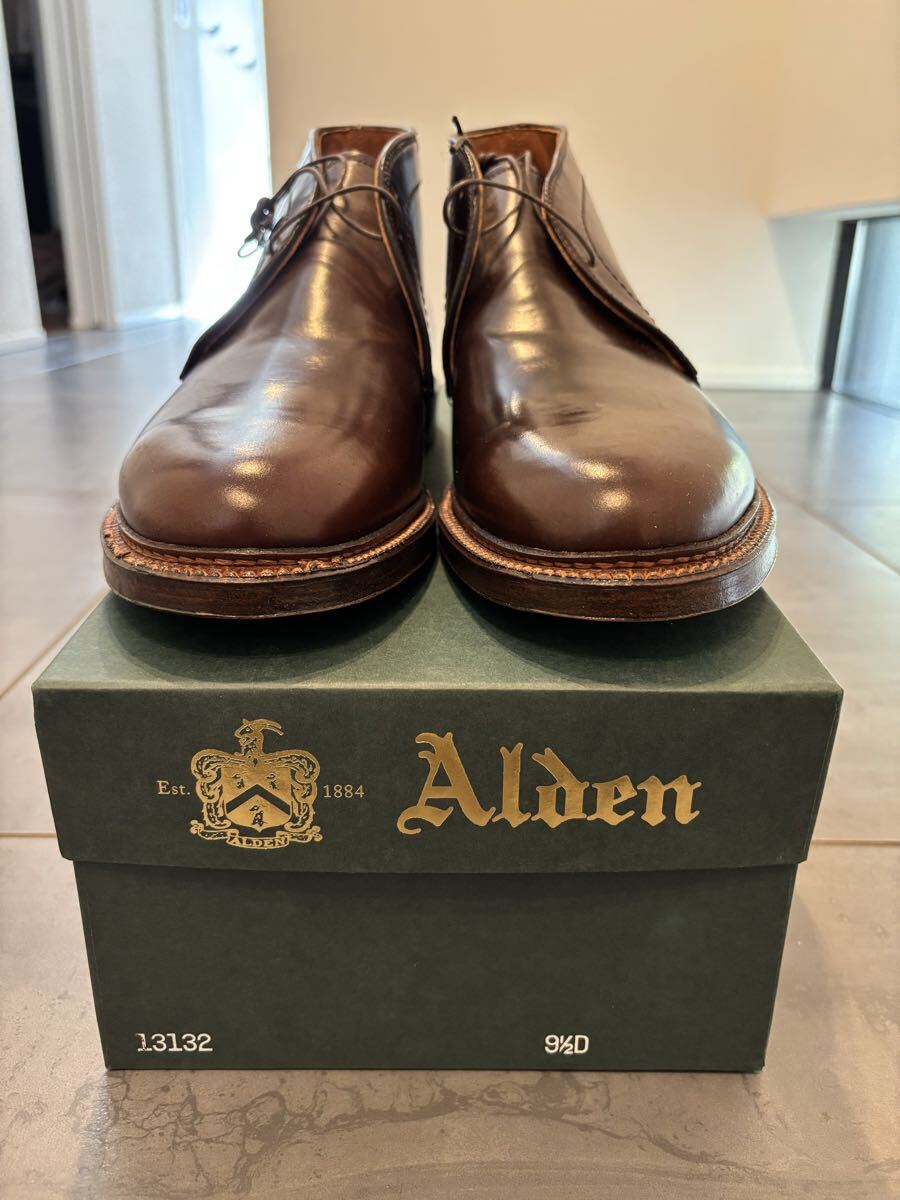 オールデン ALDEN チャッカブーツ シガーコードバン　新品　9.5_画像3