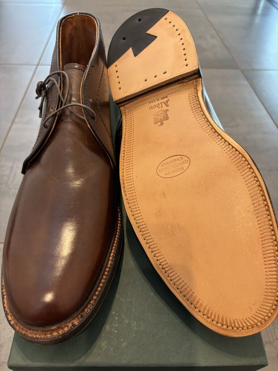 オールデン ALDEN チャッカブーツ シガーコードバン　新品　9.5_画像4