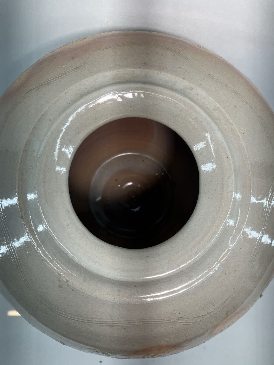萩城窯 萩焼 壺 壷 花瓶 花器 花生 花入 陶器 茶道具_画像3