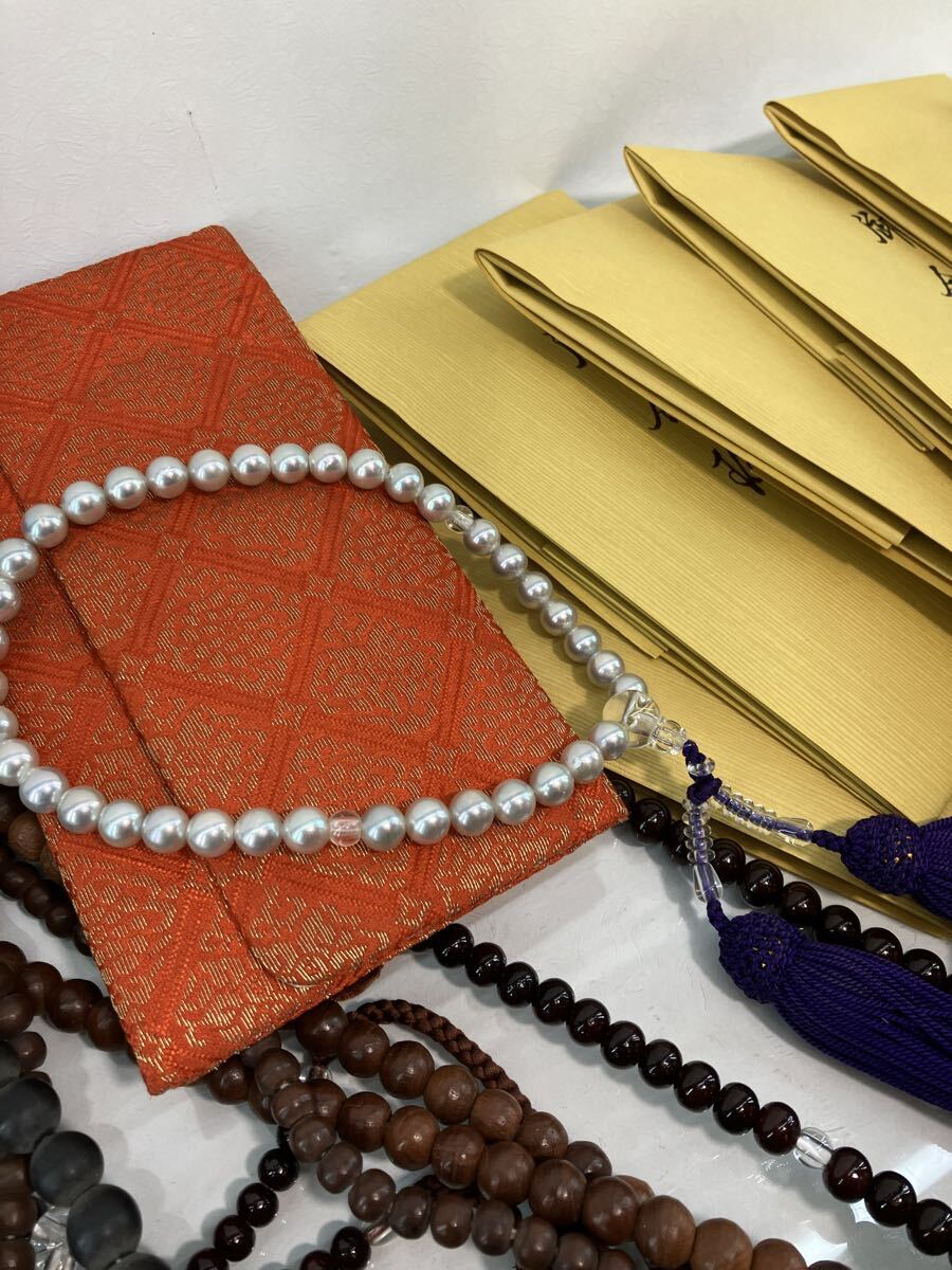 数珠 まとめ まとめて 数珠ブレスレット ブレスレット 仏具 念珠 じゅず 未開封品あり 総重量約800g _画像7