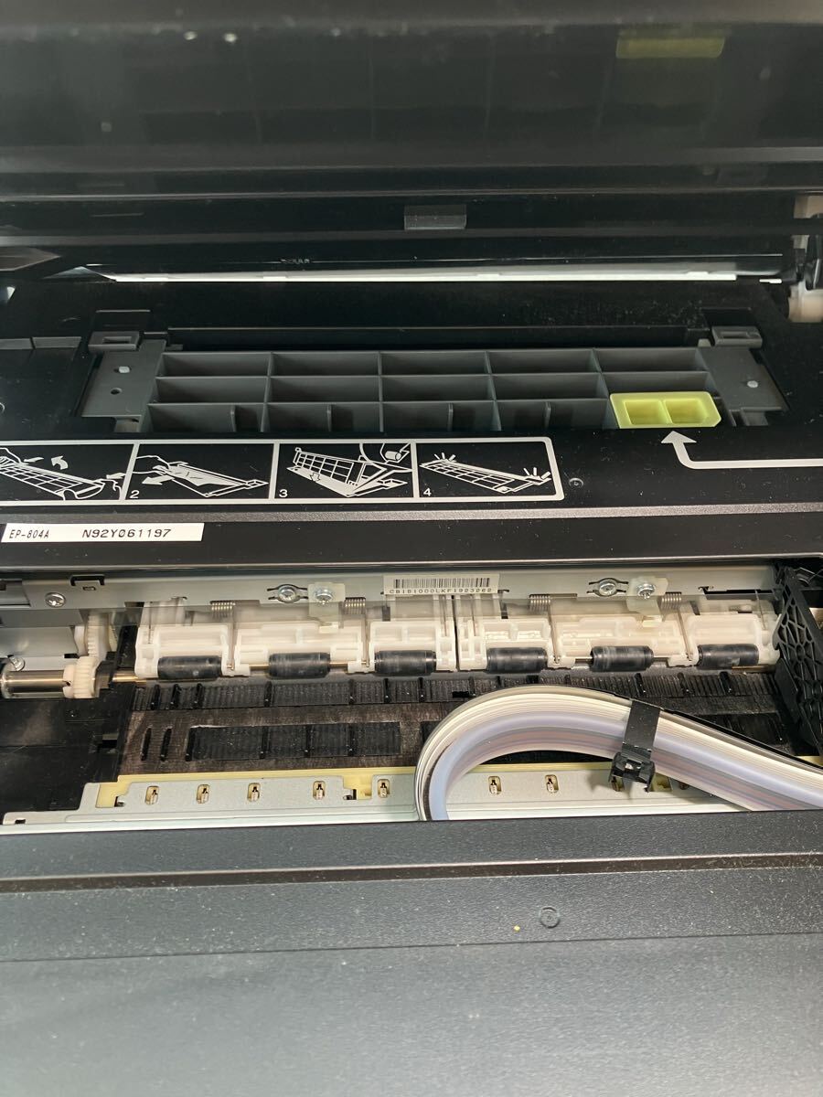 EPSON EP-804A エプソン インクジェットプリンター プリンター 複合機 インクジェット複合機 ブラック 黒 ジャンク_画像4