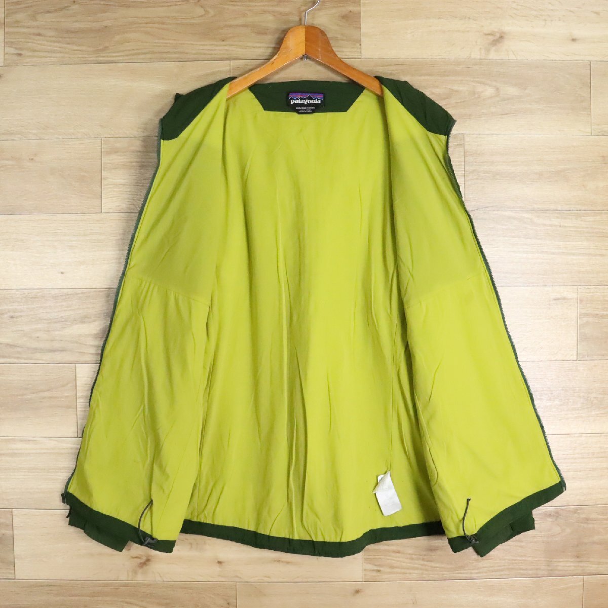 ?7K/D6.5-6　patagonia　パタゴニア　ナノエア　フーディージャケット　ナイロンパーカー　マウンテンジャケット　アウトドア　XXL_画像7