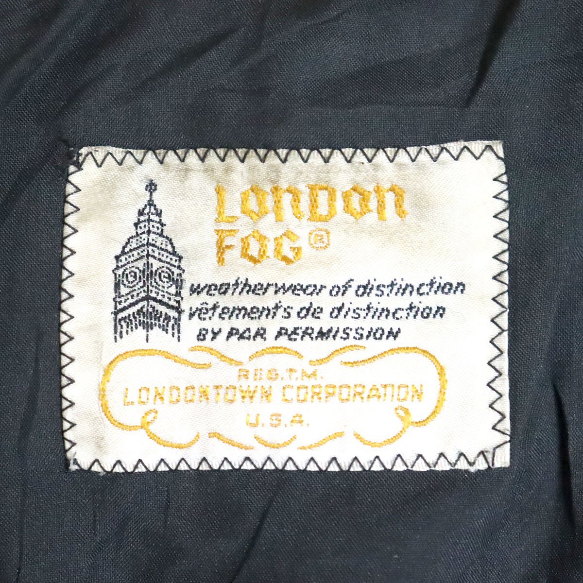 B11T/D10.1-1 LONDONFOG ロンドンフォグ レザージャケット 本革 シングルライダース 皮ジャン 革ジャン M位_画像7