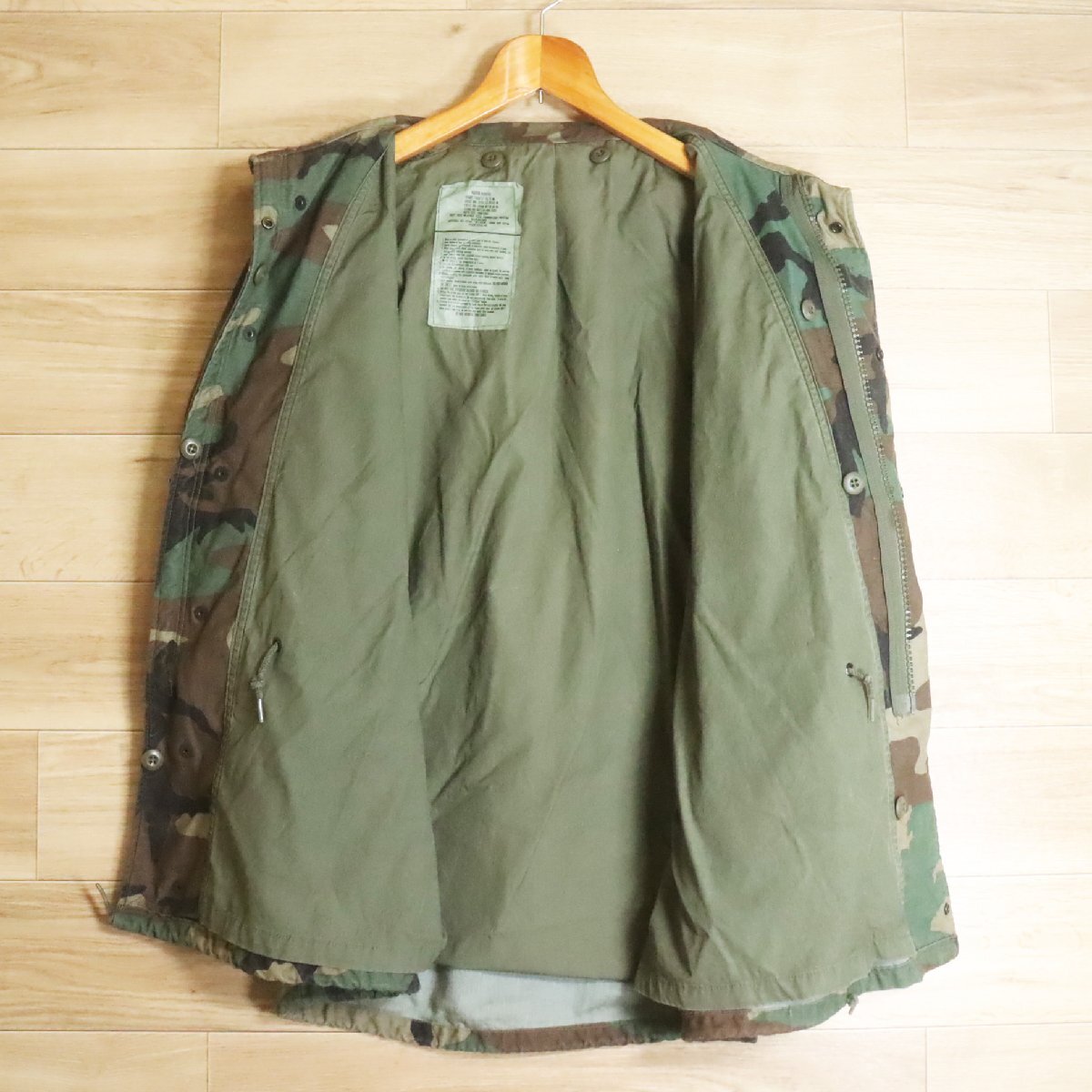 I3D/R5.12-4 80s Vintage U.S. ARMY M-65 поле жакет дерево Land утка вооруженные силы США камуфляж милитари жакет M