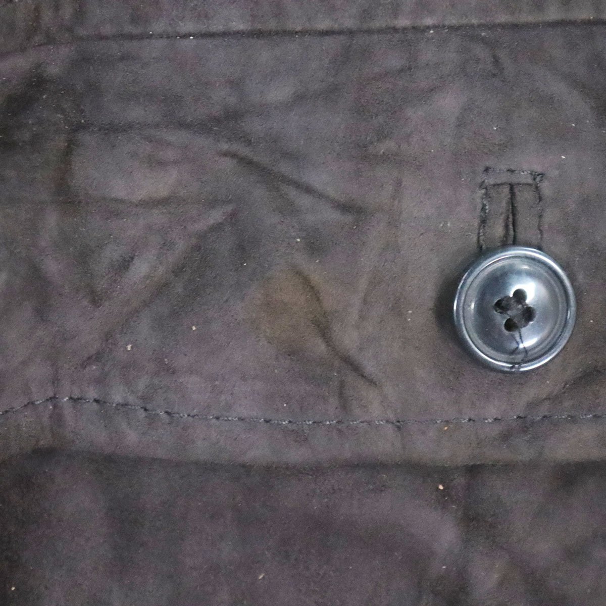 A1Y/O10.13-7 ユーロ古着 Project CLASSICO バルスタージャケット レザージャケット フライトジャケット 本革 スウェード L _画像4