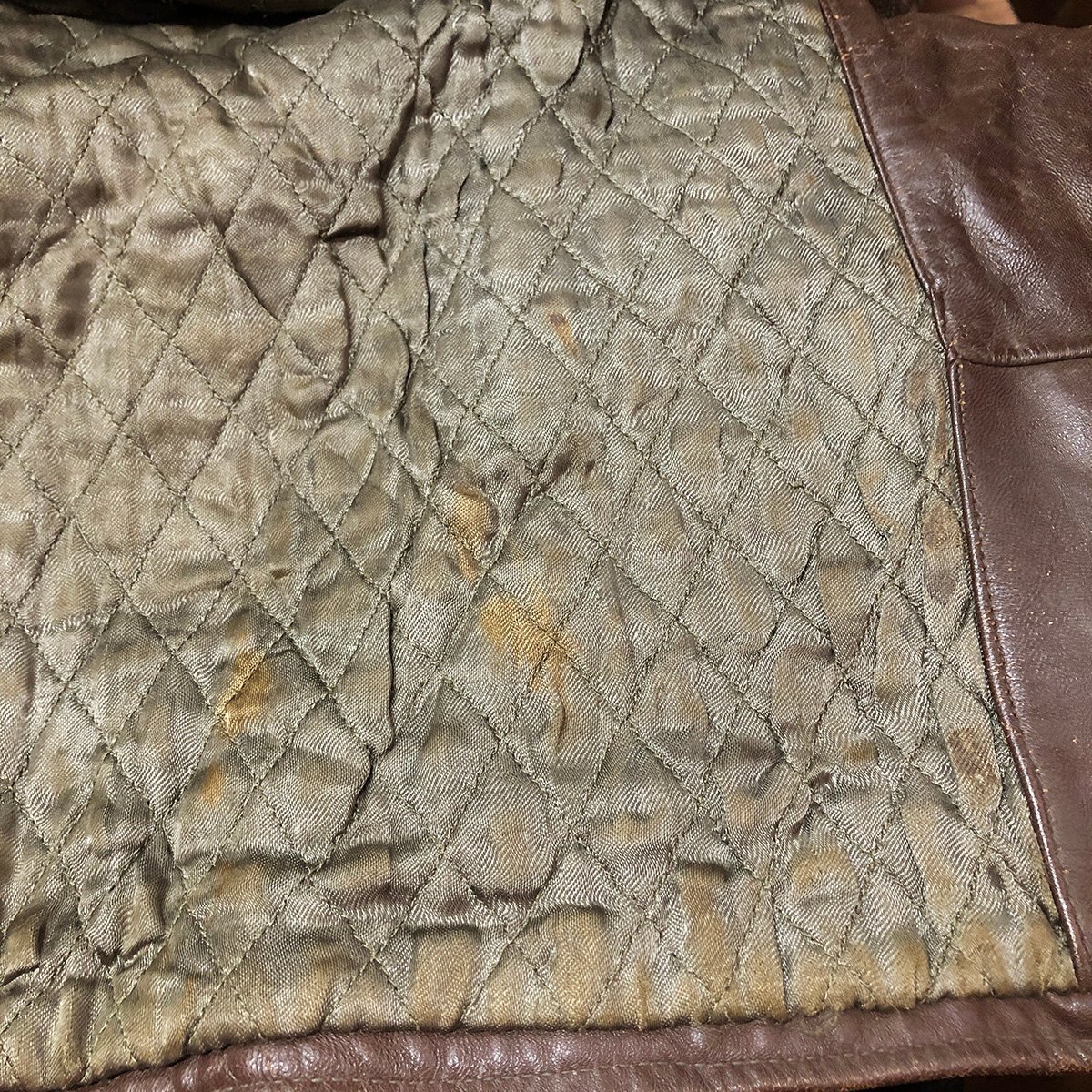 L8K/O9.19-6　ユーロ古着　ダブルブレスト　レザーコート　本革　レザーカーコート　レザージャケット　革ジャン　皮ジャン　ブルゾン_画像9