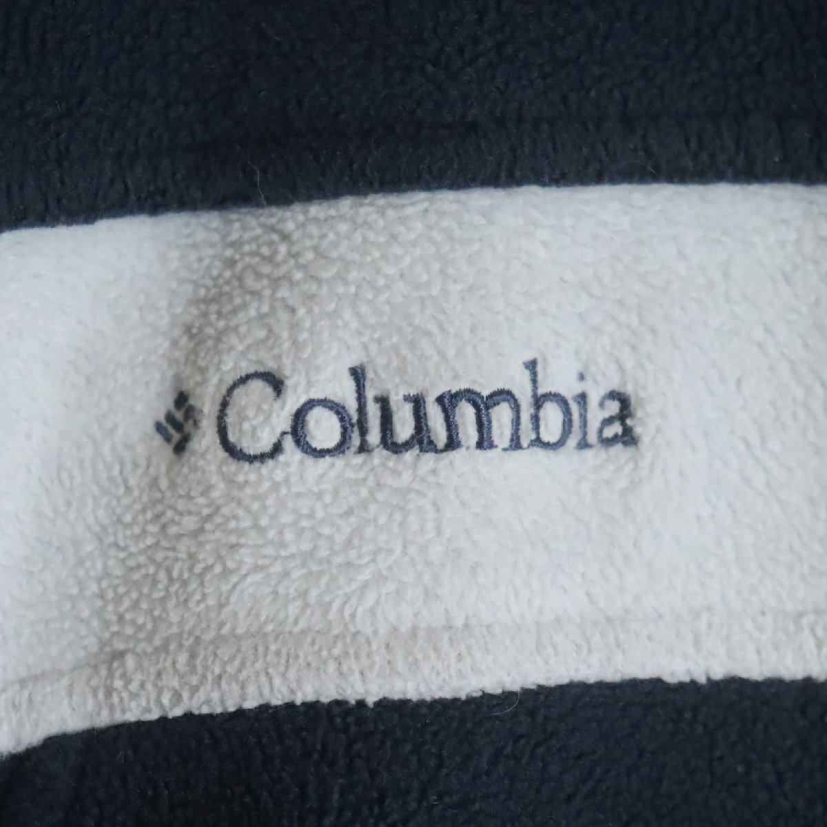 *2D/S5.29-5 Columbia コロンビア VERTEX バーテックス フリースジャケット 刺繍 メンズ ジャンパー ブルゾン XL_画像3