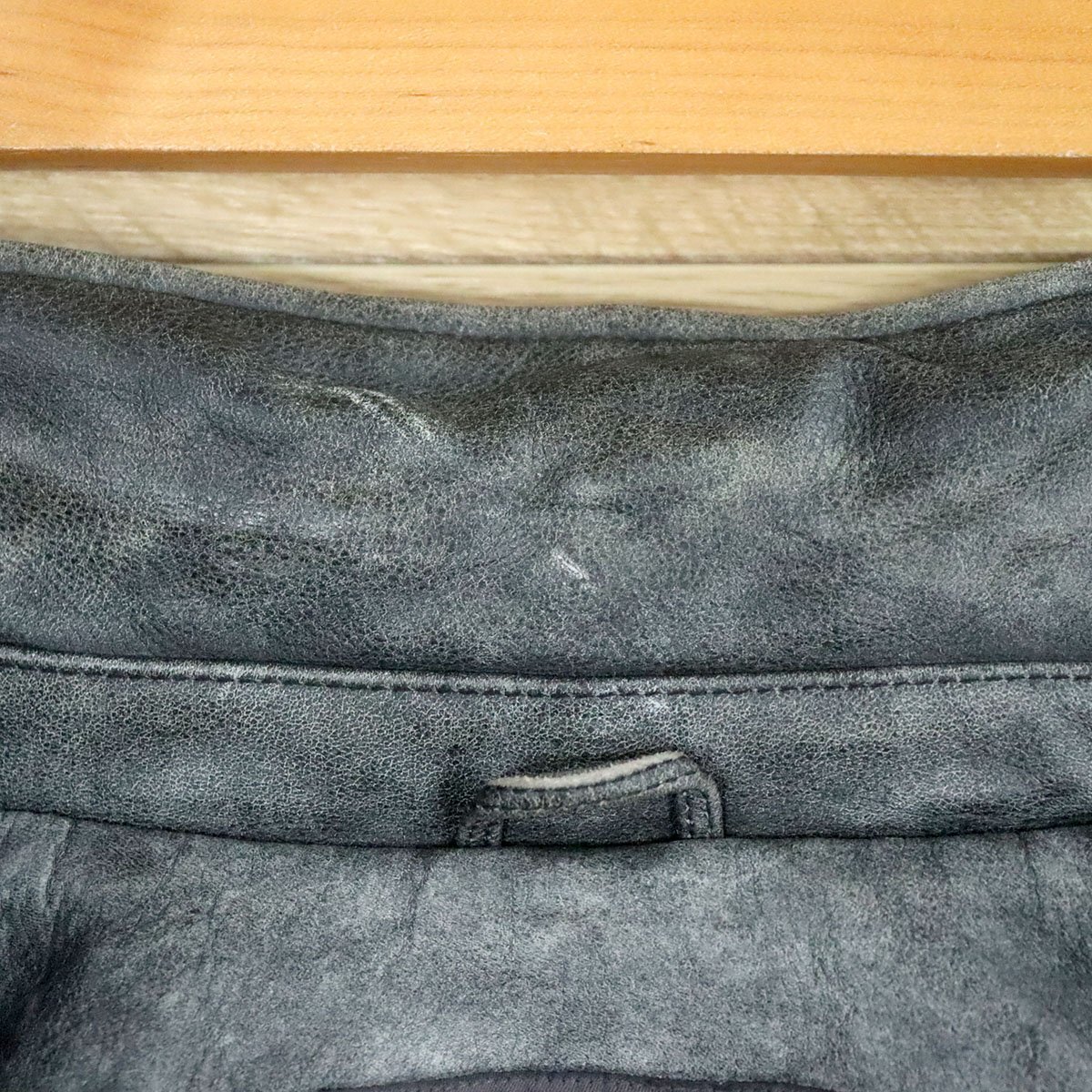 I10T/D9.26-2　アメリカ古着　Eddie Bauer　エディーバウアー　レザージャケット　本革　XXXL　3XL　皮ジャン　革ジャン　バイカー_画像9