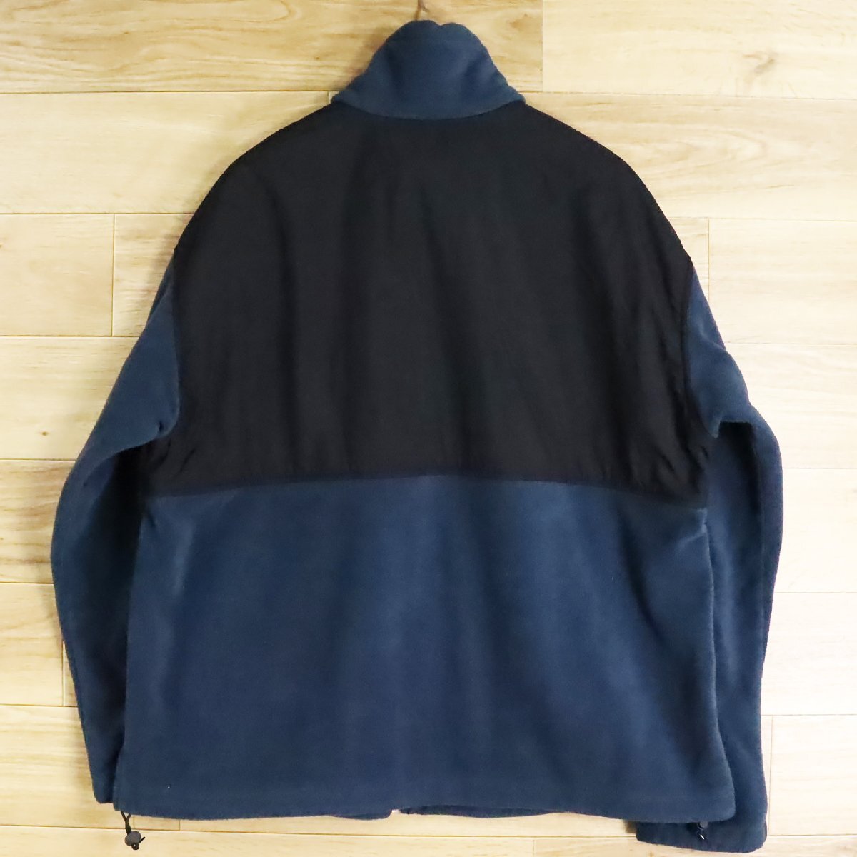 B14S/D5.22-7　Columbia　コロンビア　フリースジャケット　フルジップ　ジャンパー　ブルゾン　ロゴ刺繍　アウトドア　XL　メンズ　古着_画像10