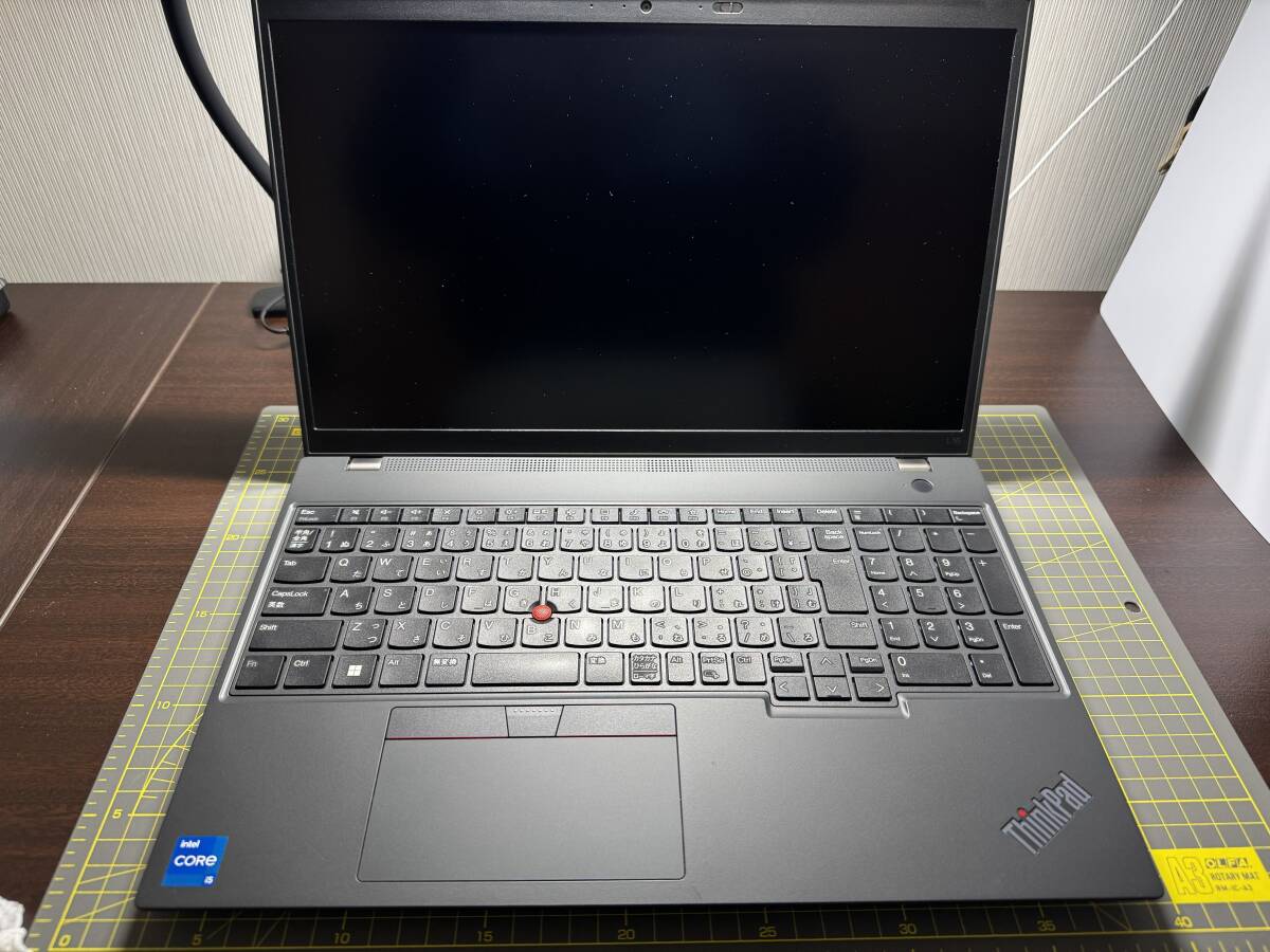 Lenovo ノートパソコン ThinkPad L15 Gen3 21C4S81U00 Windows11 Core i5-1235U SSD256GB メモリ16GB 12世代CPU バッテリー良好表示_画像1