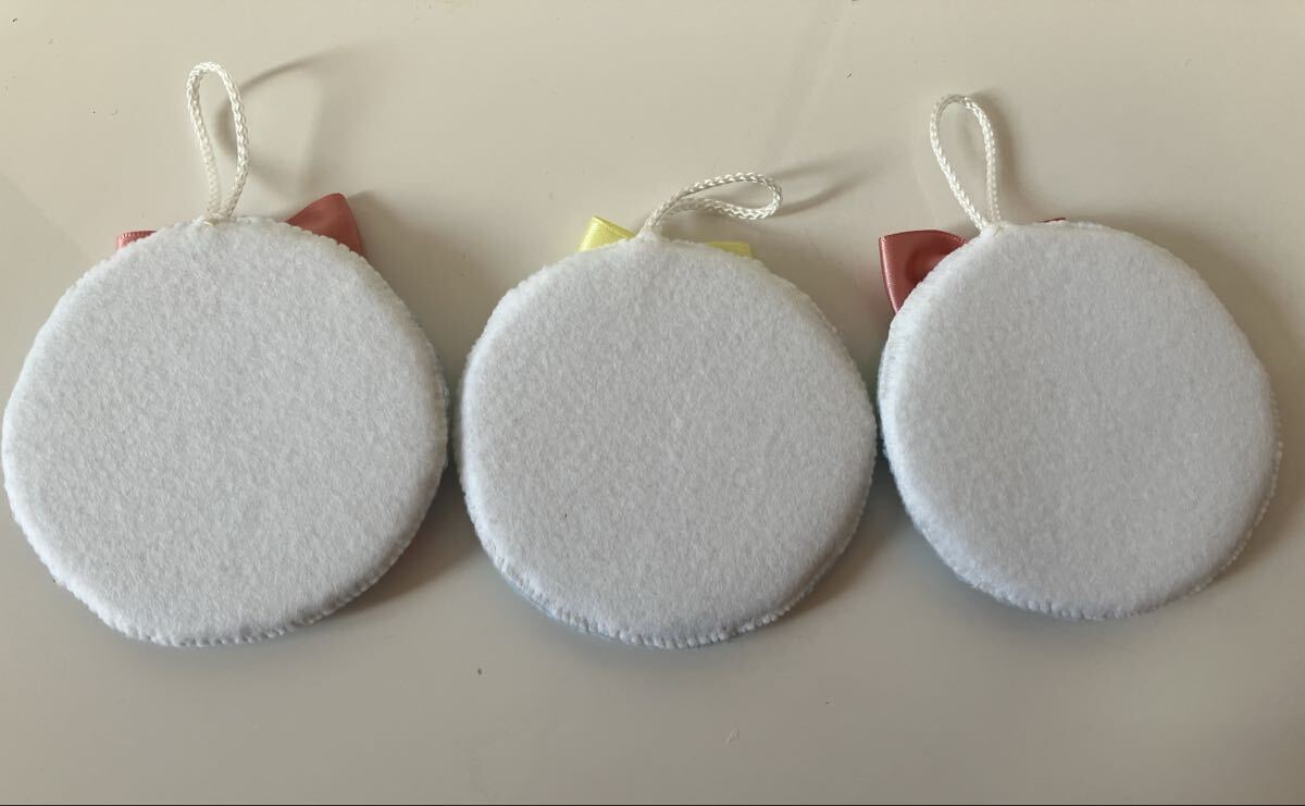 ハンドメイド クリスマス オーナメント　３個　もみの木　雪だるま　クマ　壁飾り　壁掛け　季節の飾り_画像6