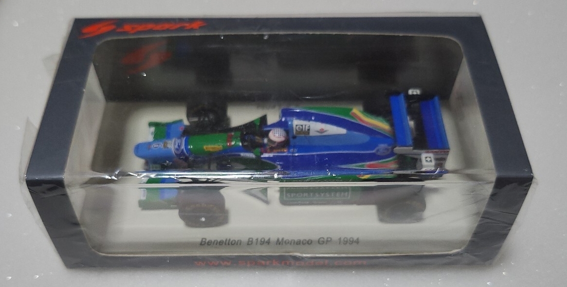 スパーク 1/43 Benetton B194 Monaco GP 1994 J.J.Lehto #6 [S4482]_画像7