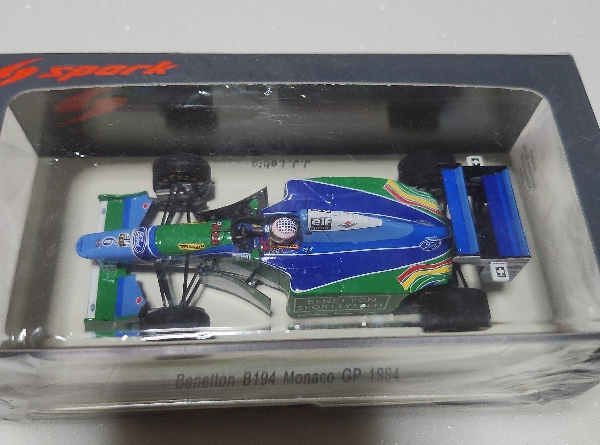 スパーク 1/43 Benetton B194 Monaco GP 1994 J.J.Lehto #6 [S4482]_画像5
