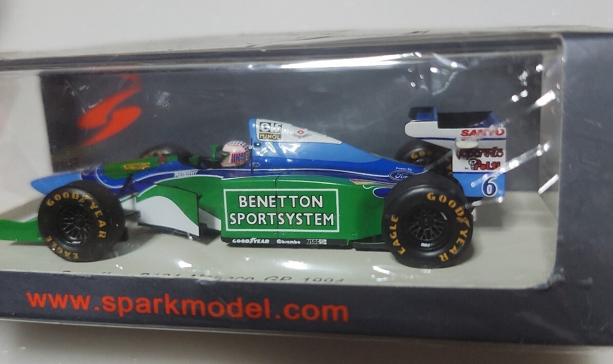スパーク 1/43 Benetton B194 Monaco GP 1994 J.J.Lehto #6 [S4482]_画像4