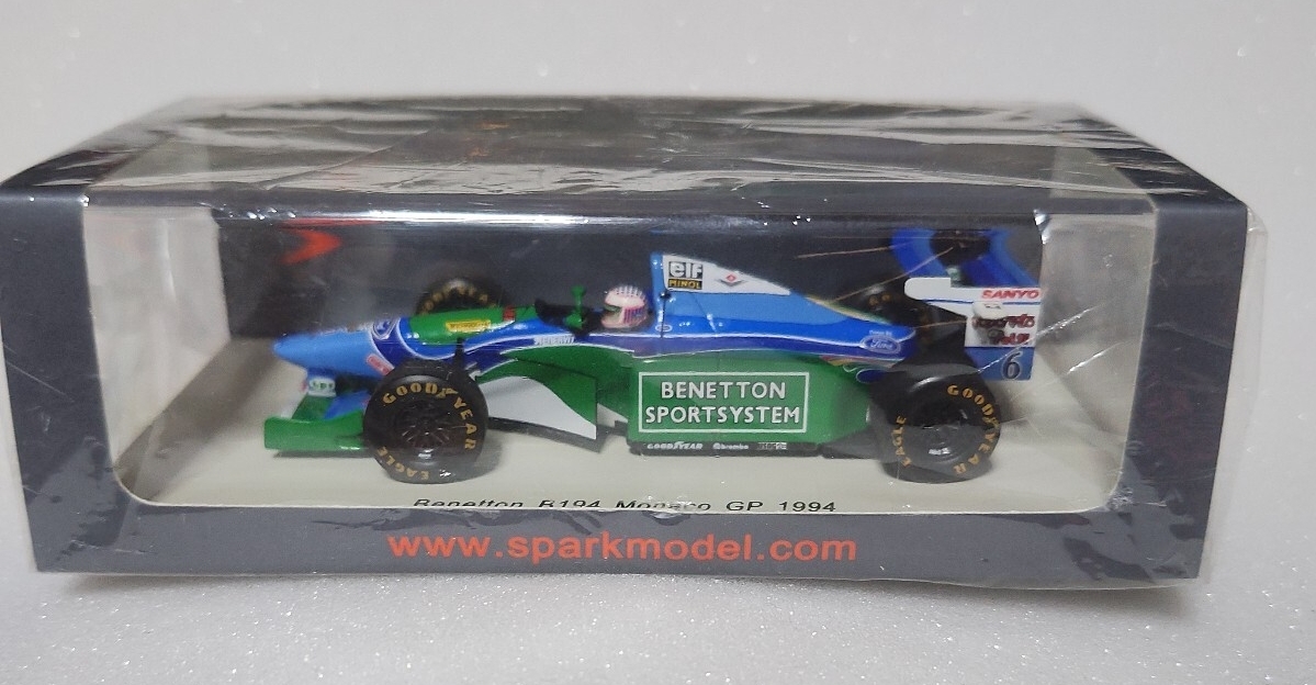スパーク 1/43 Benetton B194 Monaco GP 1994 J.J.Lehto #6 [S4482]_画像1
