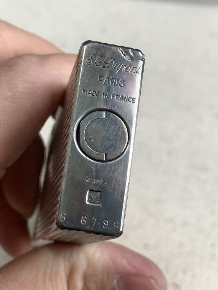 Dupont ガスライター デュポン 14cm シルバー_画像8