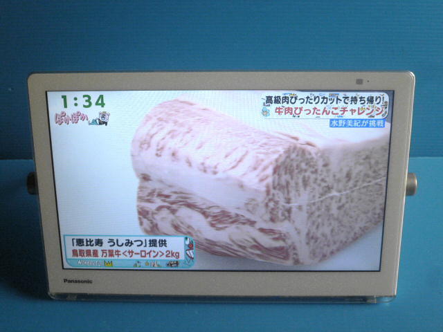 Panasonic プライベート・ビエラ UN-15CN9-W 一式 ・ 中古 感動品 B-CAS なし _画像7